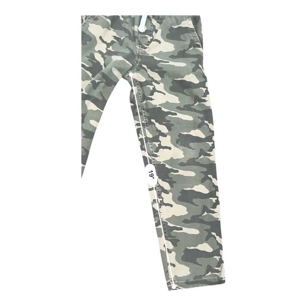 Wonder Nation  camo print brown green Boy pants 6-7 pockets elastic waist string - Picture 9 of 15